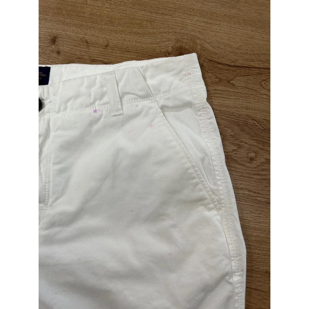 Good Man Brand Mens White Chino Pants Slim Fit Size 32x34 Cotton Blend NWT